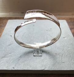 Hammered Bangle by Jeff Gray 