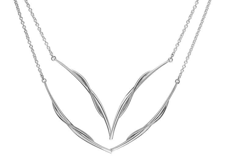 Vineyard Swing necklace by Ed Levin - sterling silver 18inch 